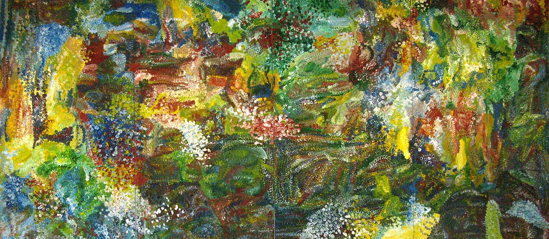 Emily Kame Kngwarreye Earth's Creation painting