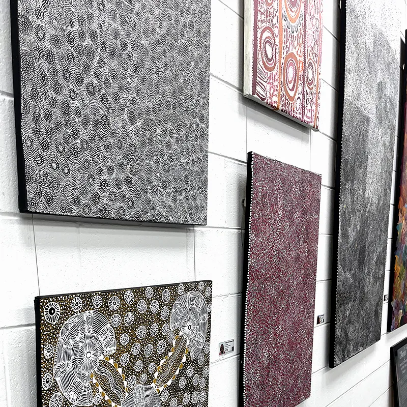 Framing and Stretching Aboriginal Art